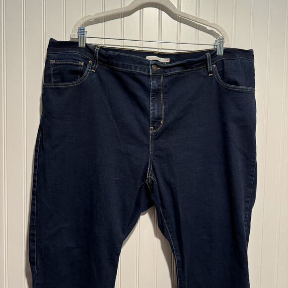Levis 724 High Rise Straight Jeans Plus Size 24W - Picture 2 of 5